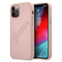 Kryt Guess GUHCP12LRSAVSRG pro iPhone 12 Pro Max růžový