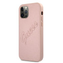Kryt Guess GUHCP12LRSAVSRG pro iPhone 12 Pro Max růžový