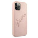 Kryt Guess GUHCP12LRSAVSRG pro iPhone 12 Pro Max růžový