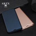 DUX DUCIS SkinPro kryt typu kniha pro iPhone 14, růžovo-zlatý