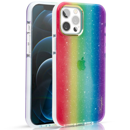 Kryt Kingxbar OMBRE pro iPhone 12 Pro Max - multicolour