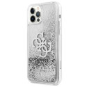 Kryt Guess GUHCP12LLG4GSI pro iPhone 12 Pro Max - stříbrná