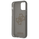 Kryt Guess Glitter 4G Big Logo iPhone 12 Pro Max - černý
