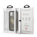 Kryt Guess Glitter 4G Big Logo iPhone 12 Pro Max - černý