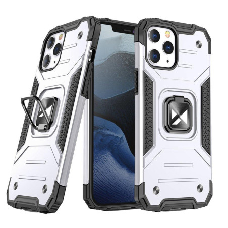 Kryt Wozinsky RING ARMOR iPhone 13 mini - stříbrná