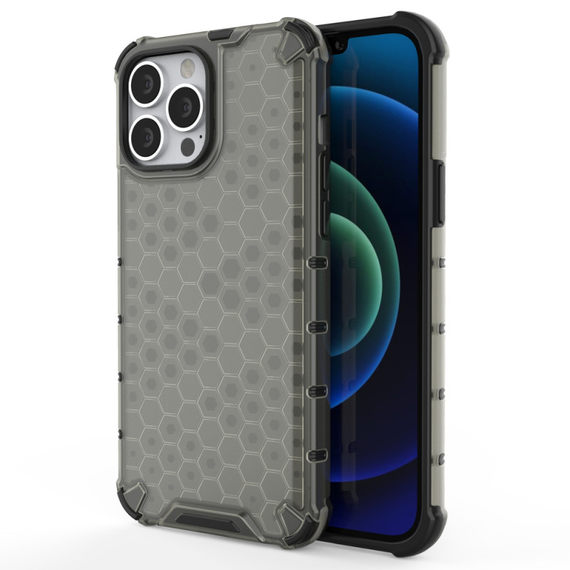 Kryt Hurtel Honeycomb Case Armor pro iPhone 13 Pro Max - černý