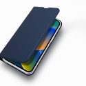 DUX DUCIS SkinPro kryt typu kniha pro iPhone 14, tmavě modrý