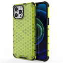 Kryt Hurtel Honeycomb pro iPhone 13 Pro Max – zelená