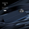 DUX DUCIS SkinPro kryt typu kniha pro iPhone 14, tmavě modrý