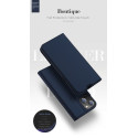 DUX DUCIS SkinPro kryt typu kniha pro iPhone 14, tmavě modrý