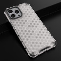 Kryt Hurtel HONEYCOMB ARMOR iPhone 13 Pro Max - transparentní