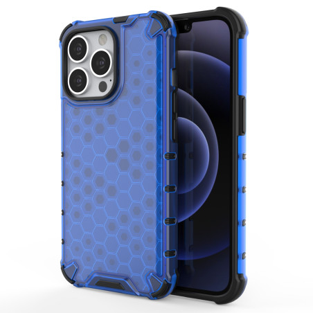 Kryt Hurtel Honeycomb pro iPhone 13 Pro - modrý