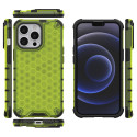 Kryt Hurtel Honeycomb pro iPhone 13 Pro - zelený