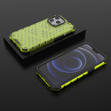 Kryt Hurtel Honeycomb pro iPhone 13 Pro - zelený