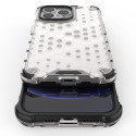 Kryt Hurtel Honeycomb TPU pro iPhone 13 Pro - transparent