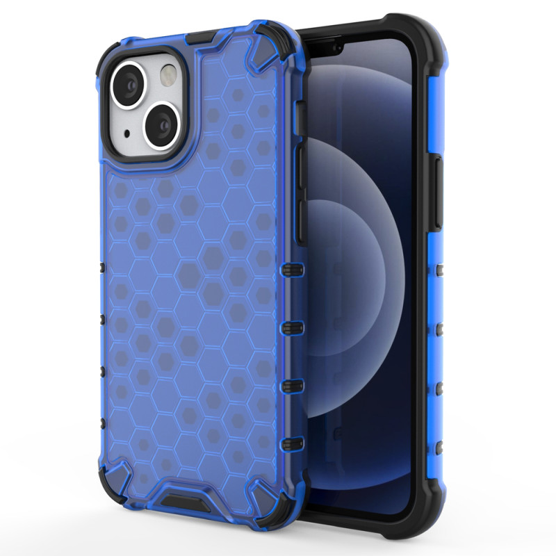 Kryt Hurtel Honeycomb pro iPhone 13 mini - modrý