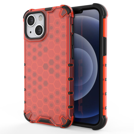 Kryt Hurtel Honeycomb Case armor pro iPhone 13 mini - červená