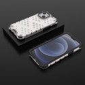 Kryt Hurtel HONEYCOMB pro iPhone 13 mini - transparentní
