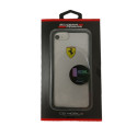 Kryt Ferrari Hardcase FEHCRFP7BK pro iPhone 7/8/SE - transparent/čern