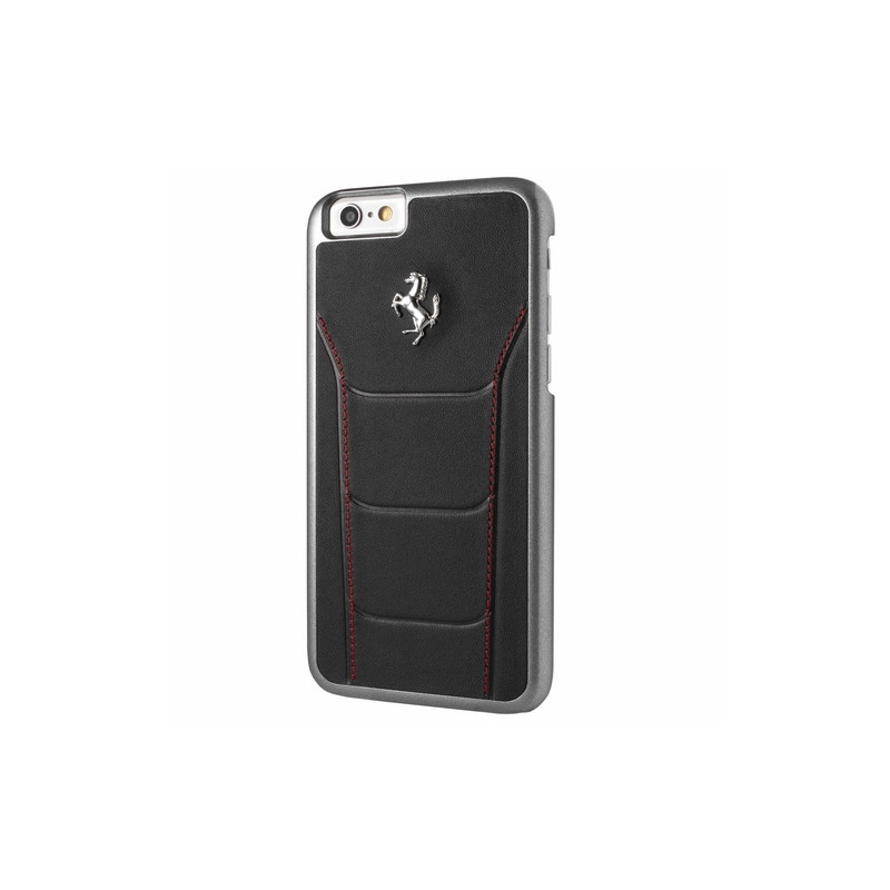 Kryt Ferrari GT 458 pro iPhone 6 / 6S - black/red stiching