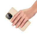 Kryt Dux Ducis SKIN PRO Bookcase pro iPhone 13 mini - zlatá