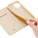Kryt Dux Ducis SKIN PRO Bookcase pro iPhone 13 mini - zlatá