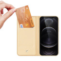 Pouzdro Dux Ducis Skin Pro Bookcase iPhone 13 Pro – zlaté