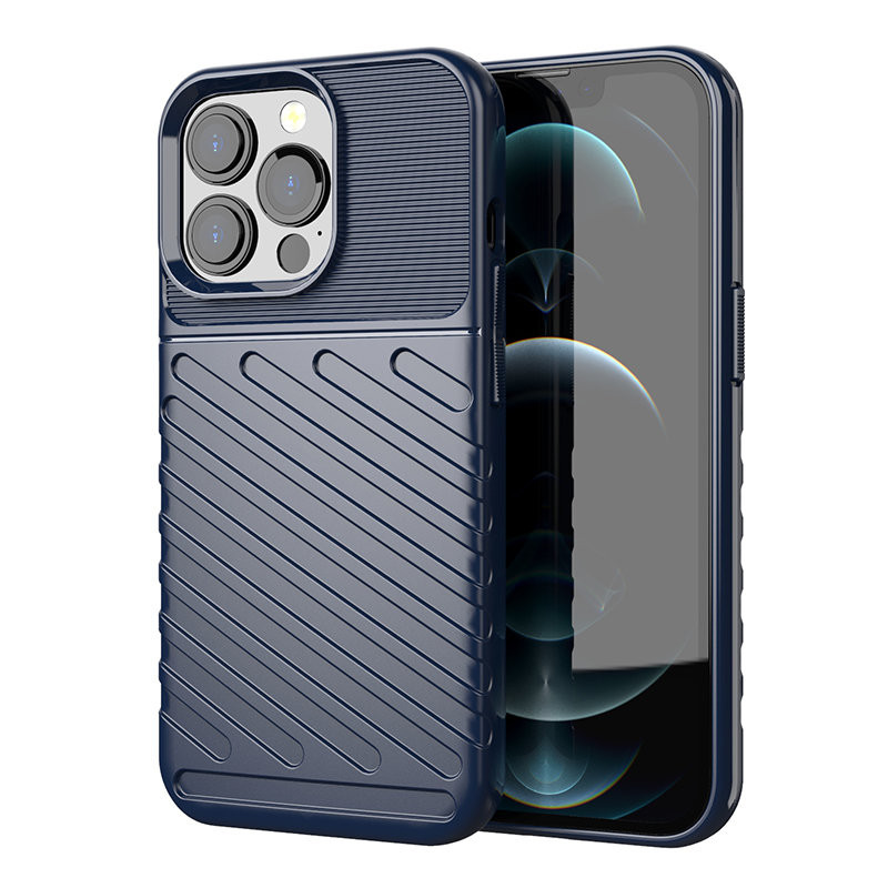 Kryt Hurtel THUNDER CASE pro iPhone 13 Pro - modrý