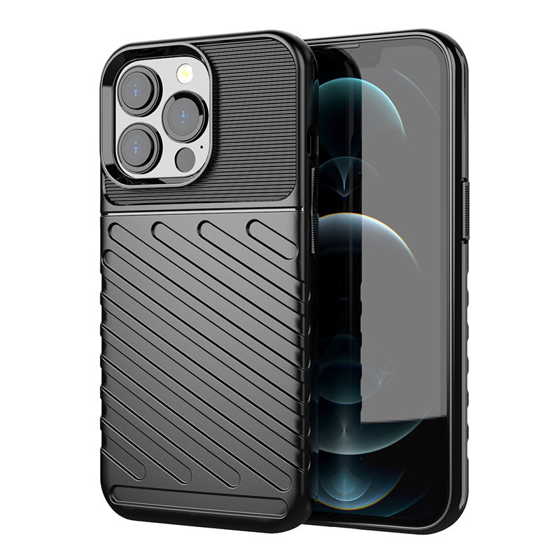 Kryt Hurtel THUNDER CASE pro iPhone 13 Pro - černý