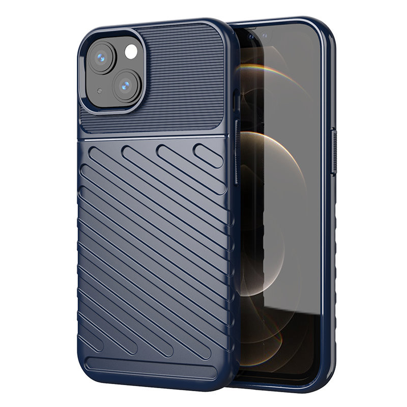 Kryt Hurtel THUNDER CASE pro iPhone 13 mini - modrý