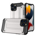 Kryt Hurtel HYBRID ARMOR pro iPhone 13 Pro - stříbrná