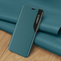 Hurtel ECO LEATHER VIEW CASE pro iPhone 13 Pro Max – modré