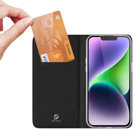 DUX DUCIS SkinPro kryt typu kniha pro iPhone 15, černý