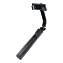 AG PREMIUM SSTR-L13 Extra dlouhá selfie teleskopická tyč s tripodem a Bluetooth, délka 21-113cm, černá