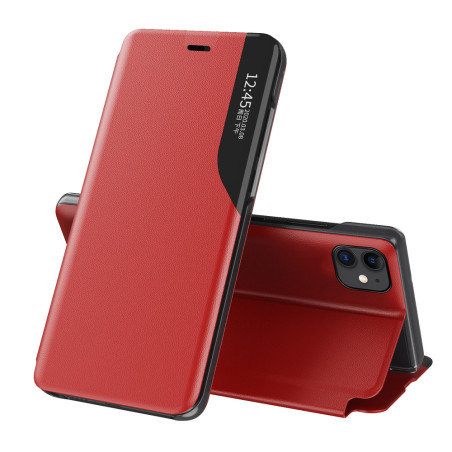 Pouzdro Hurtel ECO LEATHER VIEW CASE iPhone 13 mini - červené