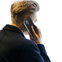 DUX DUCIS SkinPro kryt typu kniha pro iPhone 15, černý