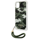 Kryt Guess GUHCN61KSARKA iPhone 11 - green/khaki camo
