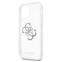 Kryt Guess GUHCP12LKS4GSI pro iPhone 12 Pro Max - transparentní