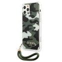 Kryt Guess GUHCP12LKSARKA iPhone 12 Pro Max - zelená/khaki
