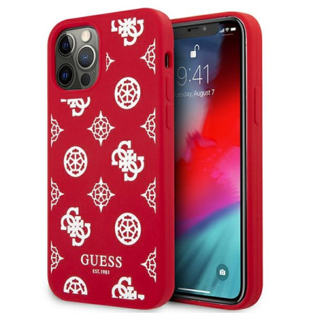 Kryt Guess GUHCP12LLSPEWRE iPhone 12 Pro Max - červený