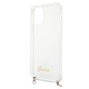 Kryt Guess 4G CHAIN pro iPhone 12/12 Pro – transparent