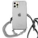 Kryt Guess 4G CHAIN pro iPhone 12/12 Pro 6.1" - transparent