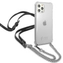Kryt Guess 4G CHAIN pro iPhone 12/12 Pro 6.1" - transparent