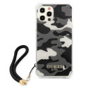Kryt Guess Camouflage pro iPhone 12/12 Pro black/black