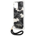 Kryt Guess Camouflage pro iPhone 12/12 Pro black/black