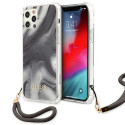Kryt GUESS MARBLE COLLECTION iPhone 12/12 Pro - šedý