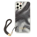 Kryt GUESS MARBLE COLLECTION iPhone 12/12 Pro - šedý