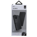 Pouzdro UNIQ JOURNA iPhone 12 / 12 Pro - šedé