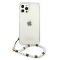 Kryt Guess GUHCP12LKPSWH pro iPhone 12 Pro Max – white pearl