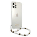 Kryt Guess GUHCP12LKPSWH pro iPhone 12 Pro Max – white pearl